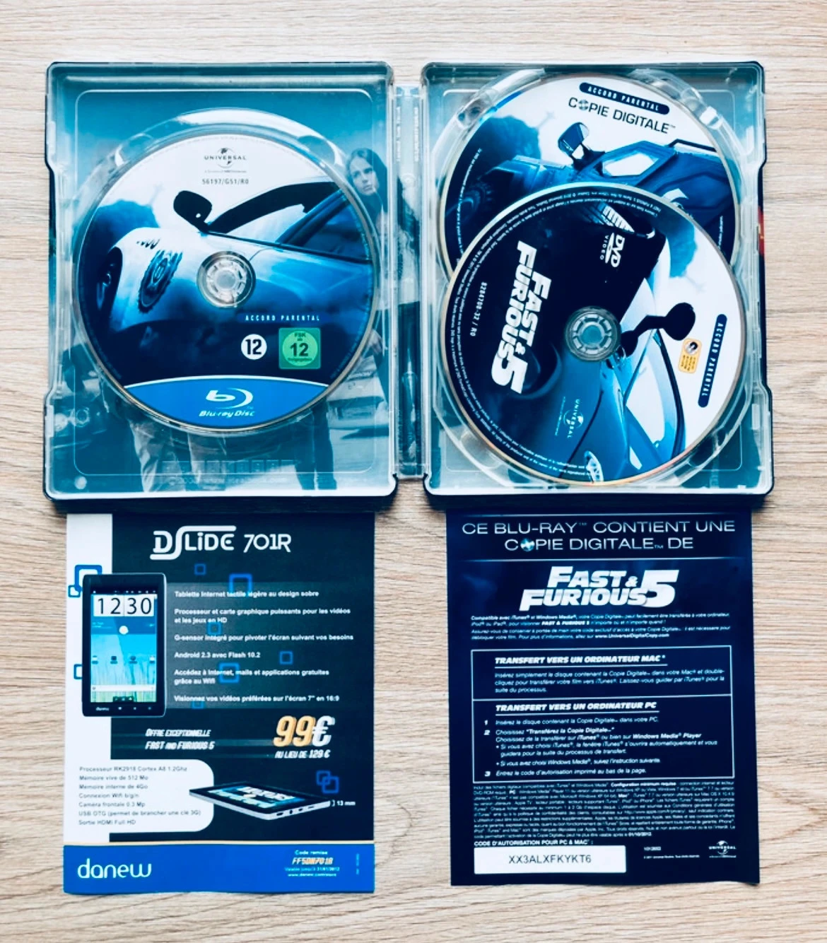 Steelbook Blu-ray DVD Fast & Furious 5. – photo 2